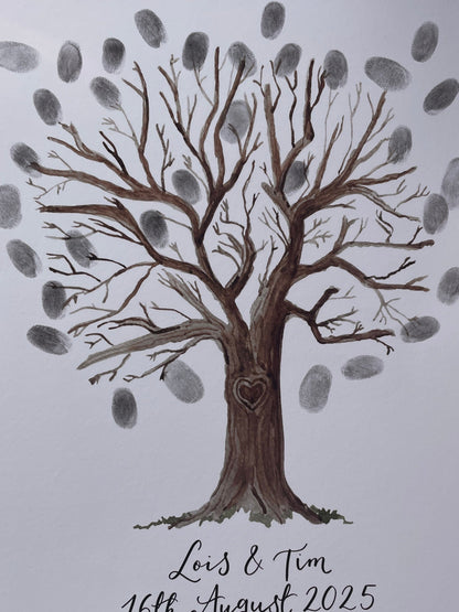 Personalised alternative wedding guest book And Hope Designs Commission