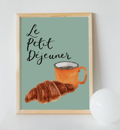 Print - Le Petit Déjeuner And Hope Designs Print