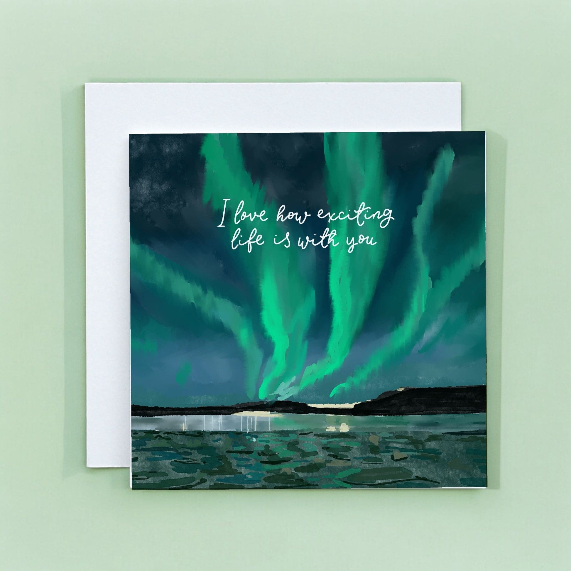 Romantic Northern Lights Card And Hope Designs