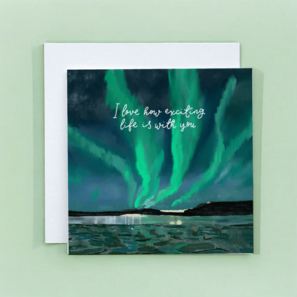 Romantic Northern Lights Card And Hope Designs