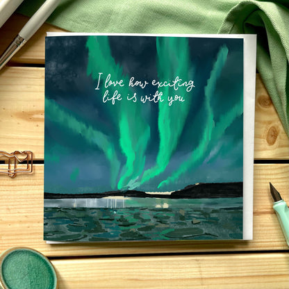Romantic Northern Lights Card And Hope Designs