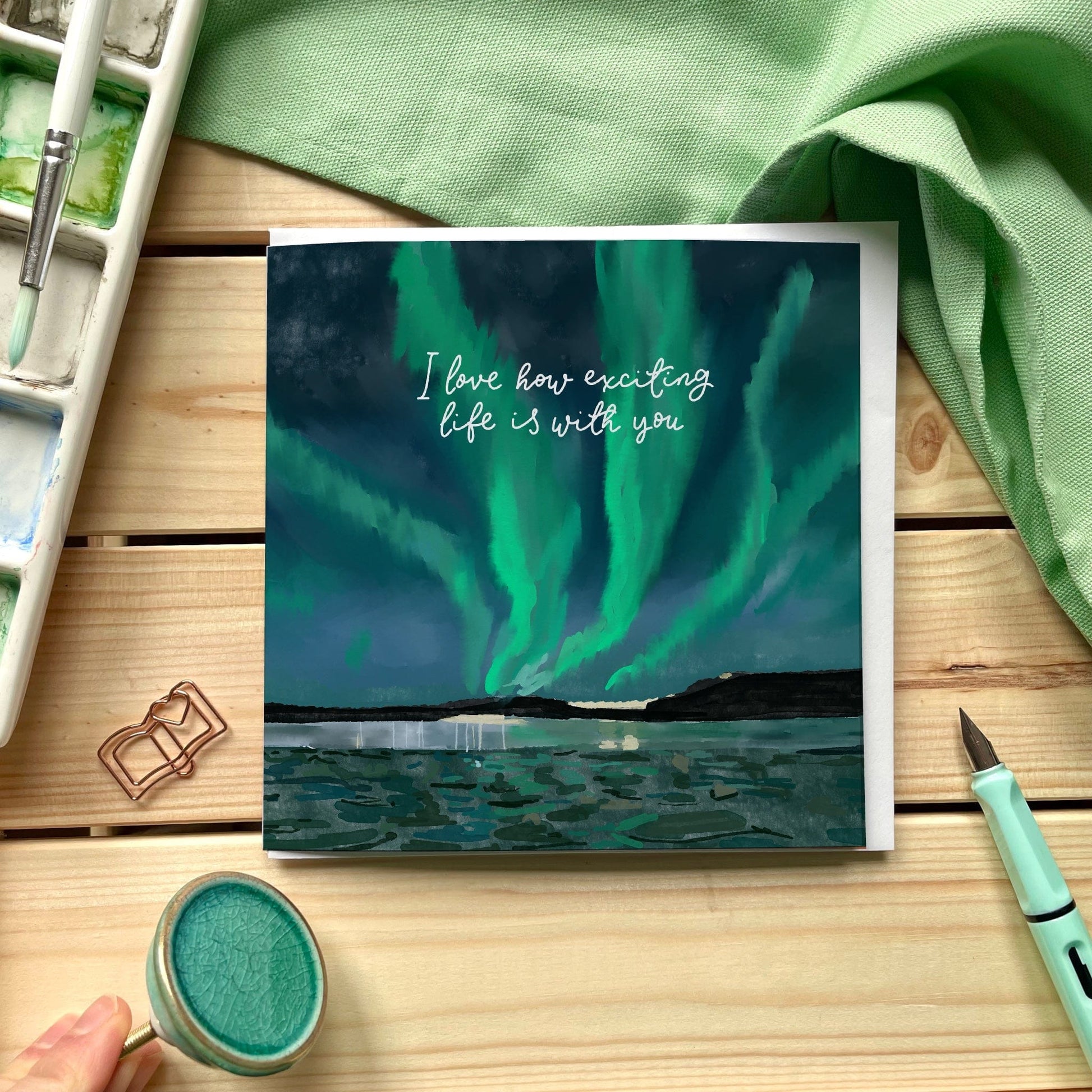 Romantic Northern Lights Card And Hope Designs Cards