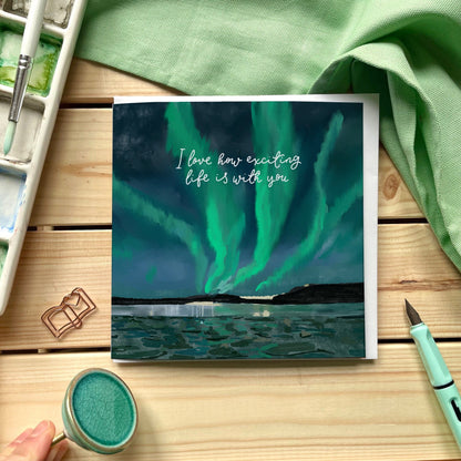 Romantic Northern Lights Card And Hope Designs Cards