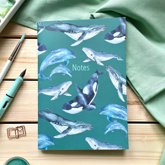 Sealife A5 lined notebook And Hope Designs Notebook