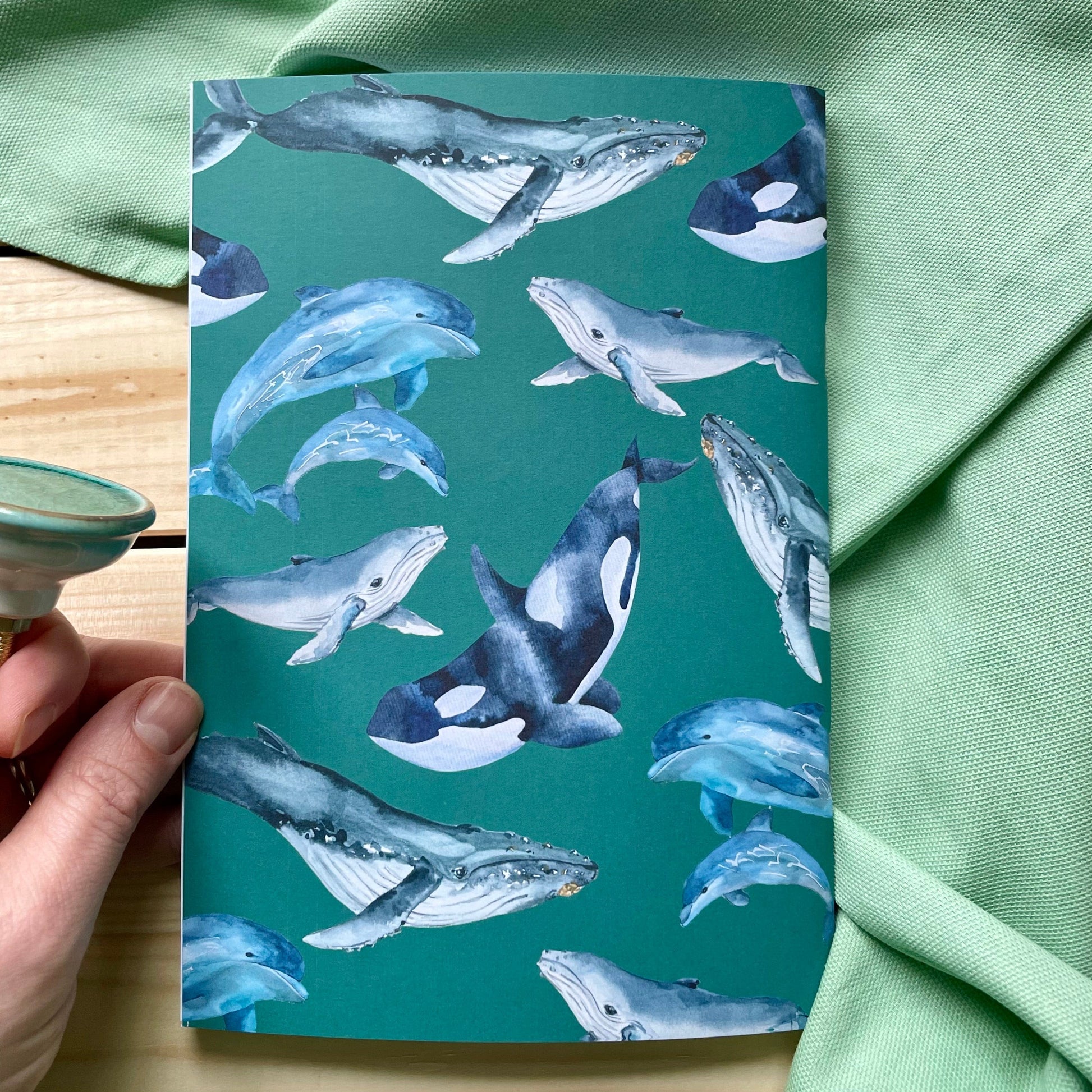 Sealife A5 lined notebook And Hope Designs Notebook