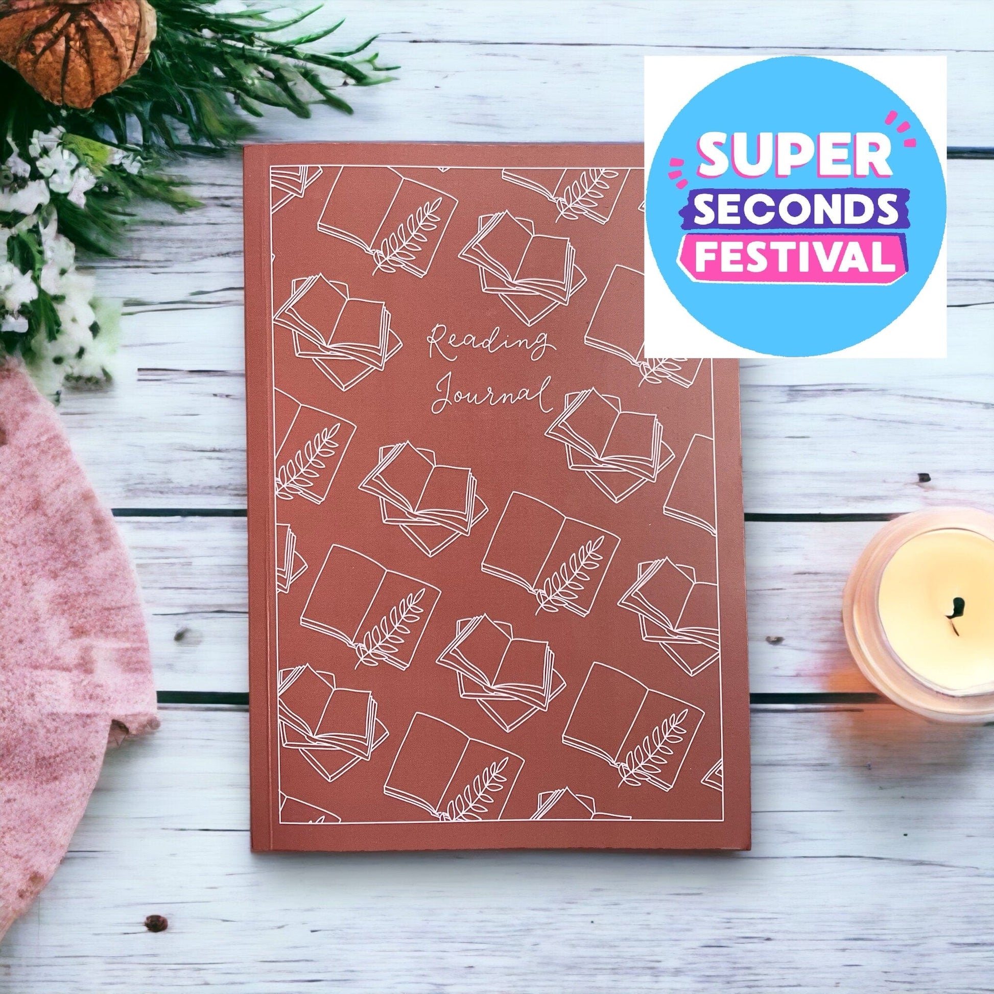 SECONDS - Blush Pink Reading Journal And Hope Designs