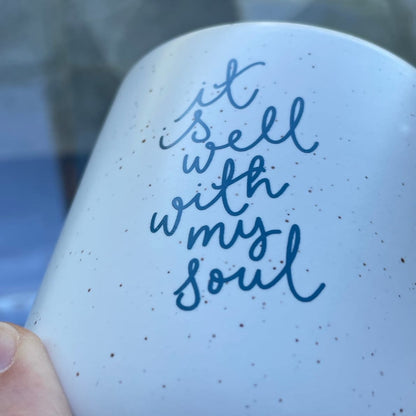 SECONDS Christian Mug - It Is Well With My Soul And Hope Designs Mug