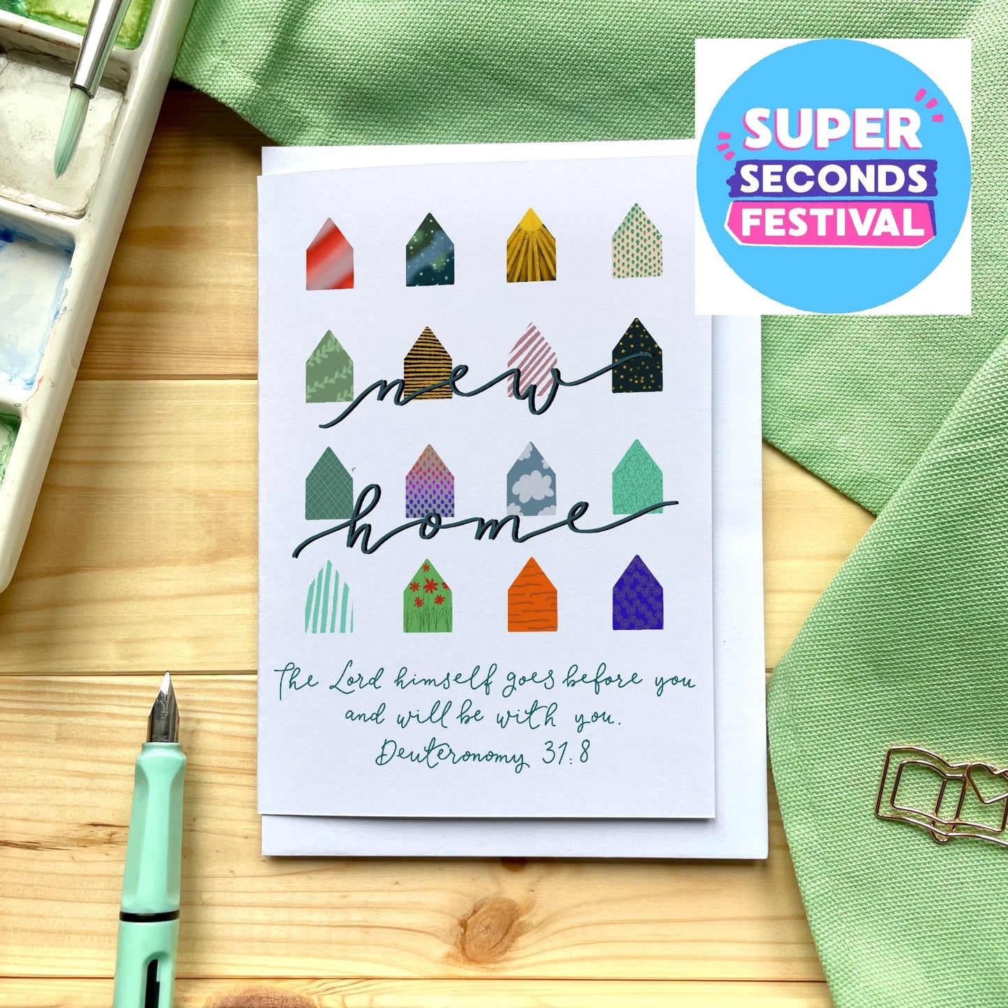 SECONDS - Christian new home card And Hope Designs