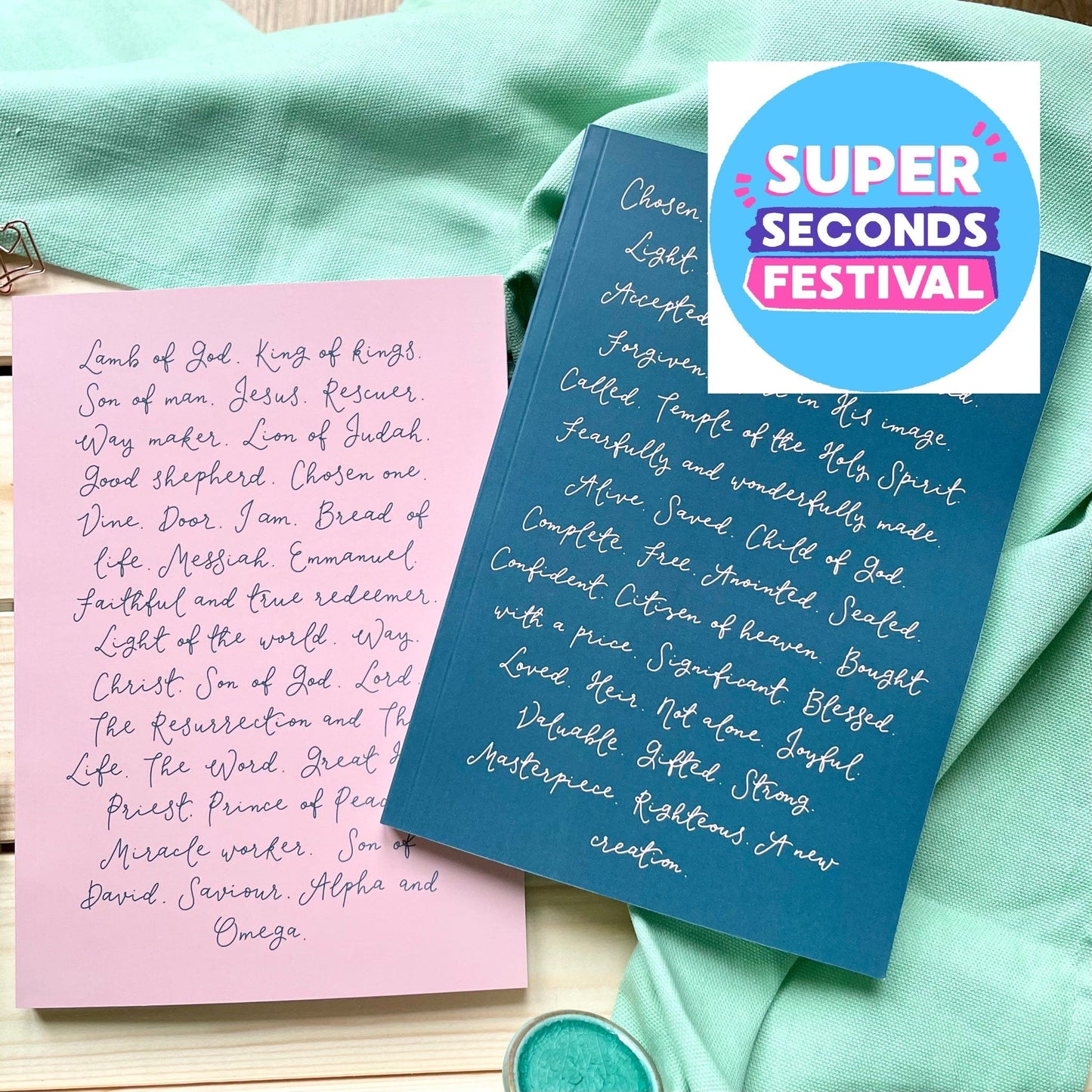 SECONDS - Christian notebook And Hope Designs Notebook