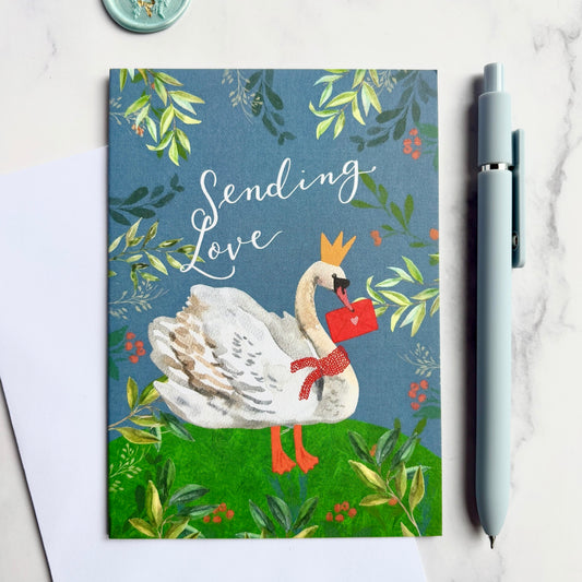 Sending Love Swan Card And Hope Designs Cards