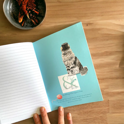 Set of 3 A5 animal lined notebooks And Hope Designs Notebook