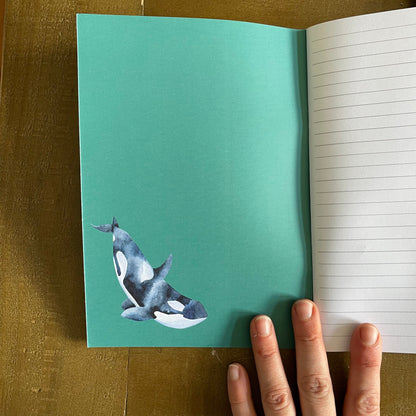 Set of 3 A5 animal lined notebooks And Hope Designs Notebook