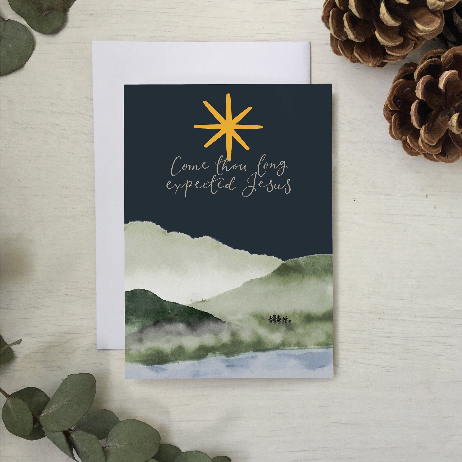 Set of Expectant Christian Christmas cards And Hope Designs Cards