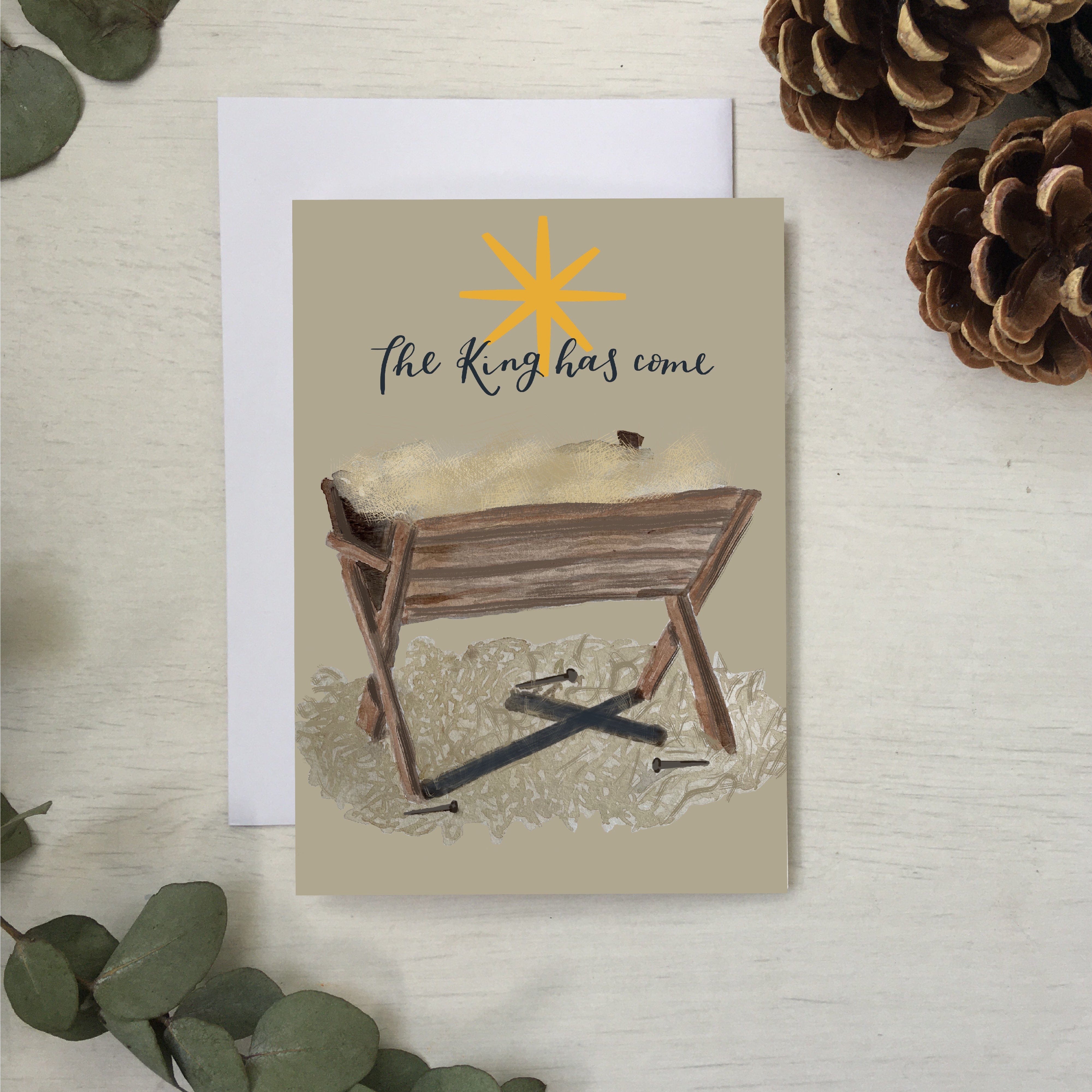 Christian Christmas cards - king Jesus has come – And Hope Designs