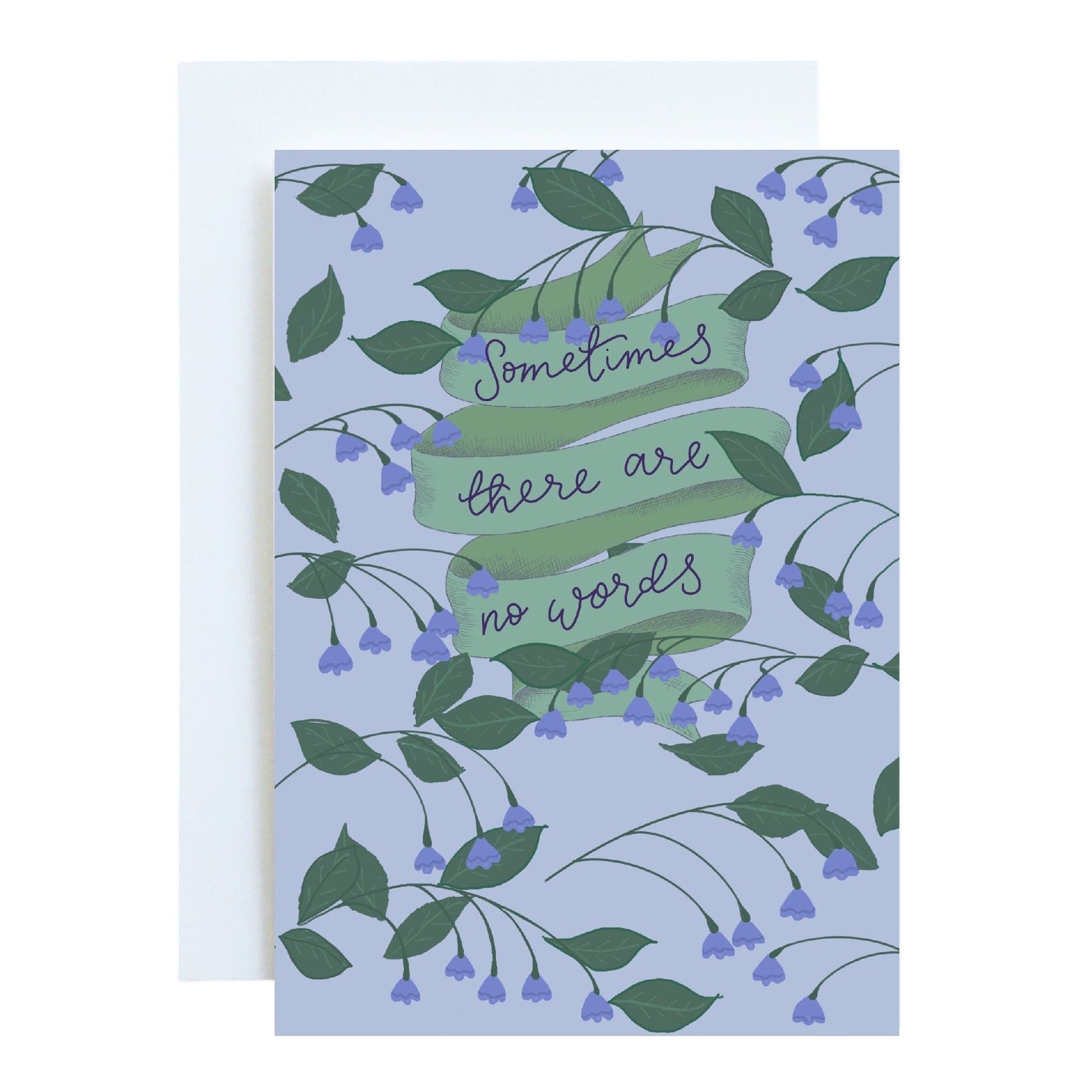 Sometimes there are no words sympathy card And Hope Designs Cards