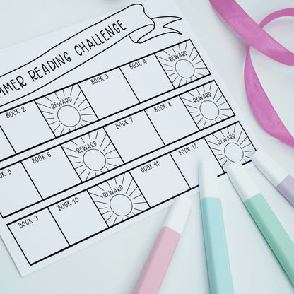 Summer Reading Challenge Printable And Hope Designs Digital