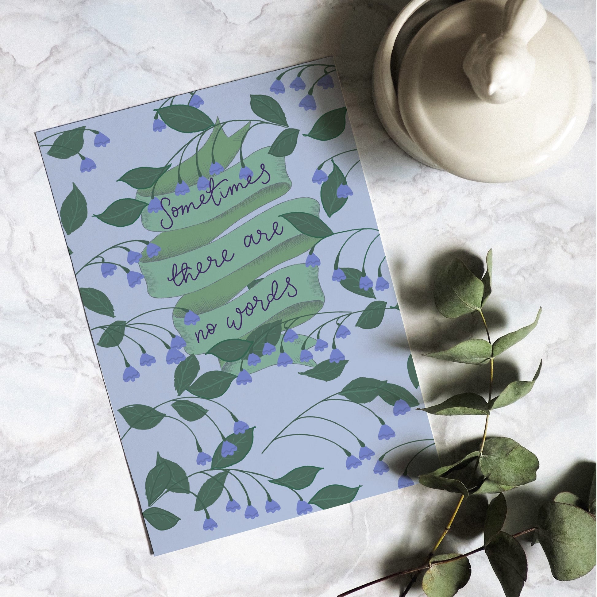 Sympathy Card - Sometimes There Are No Words And Hope Designs Cards