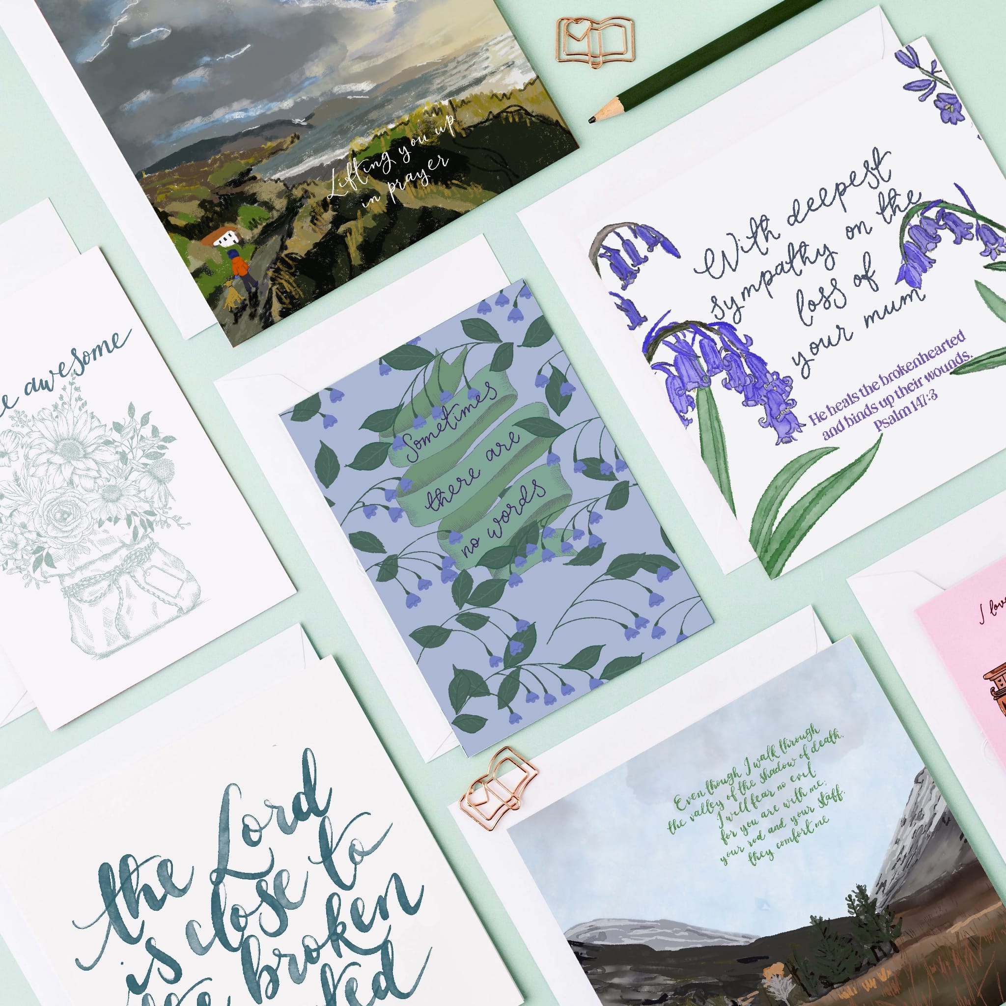 Sympathy Card - Sometimes There Are No Words And Hope Designs Cards