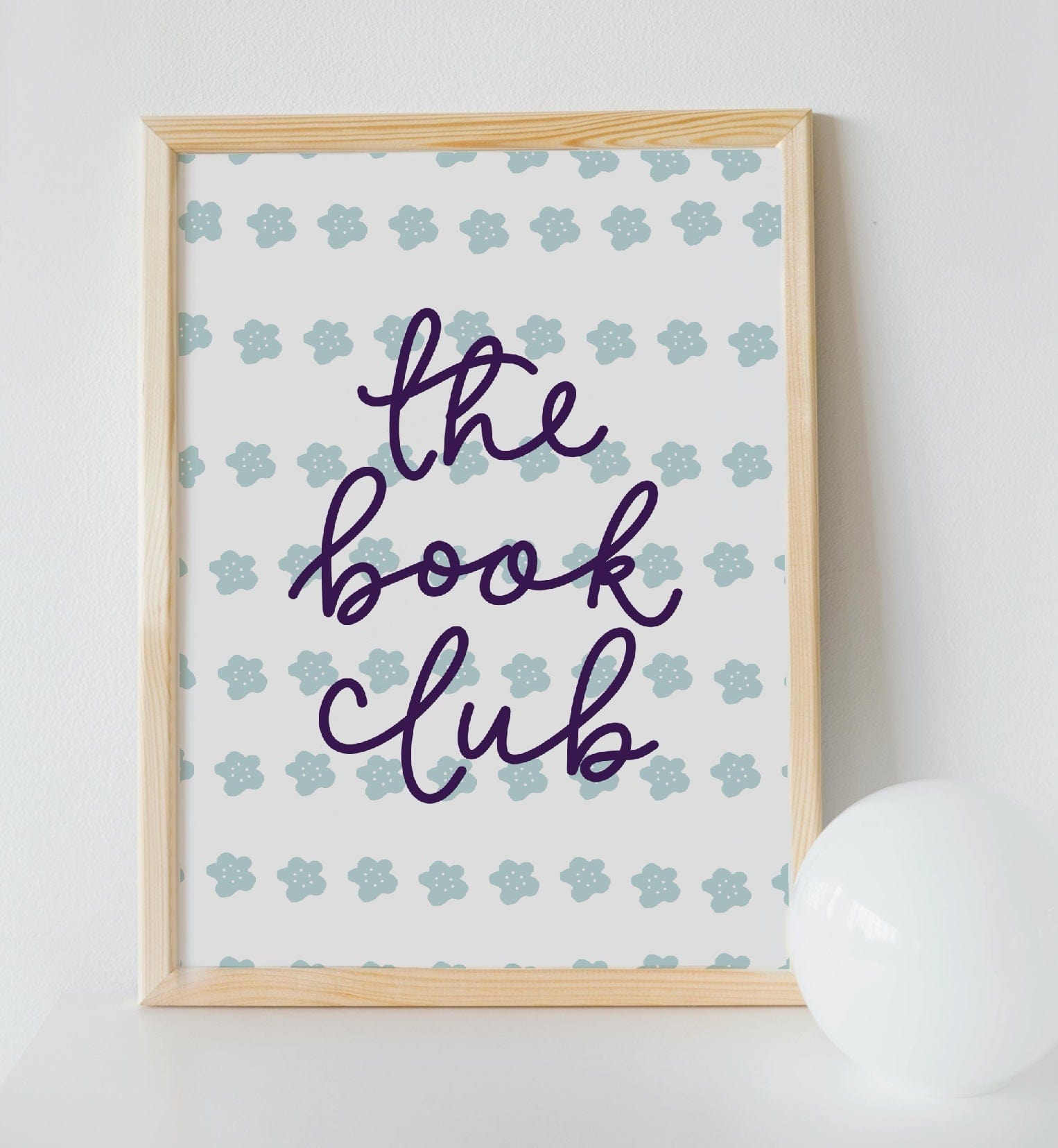 The Book Club Wall Art Print And Hope Designs Print