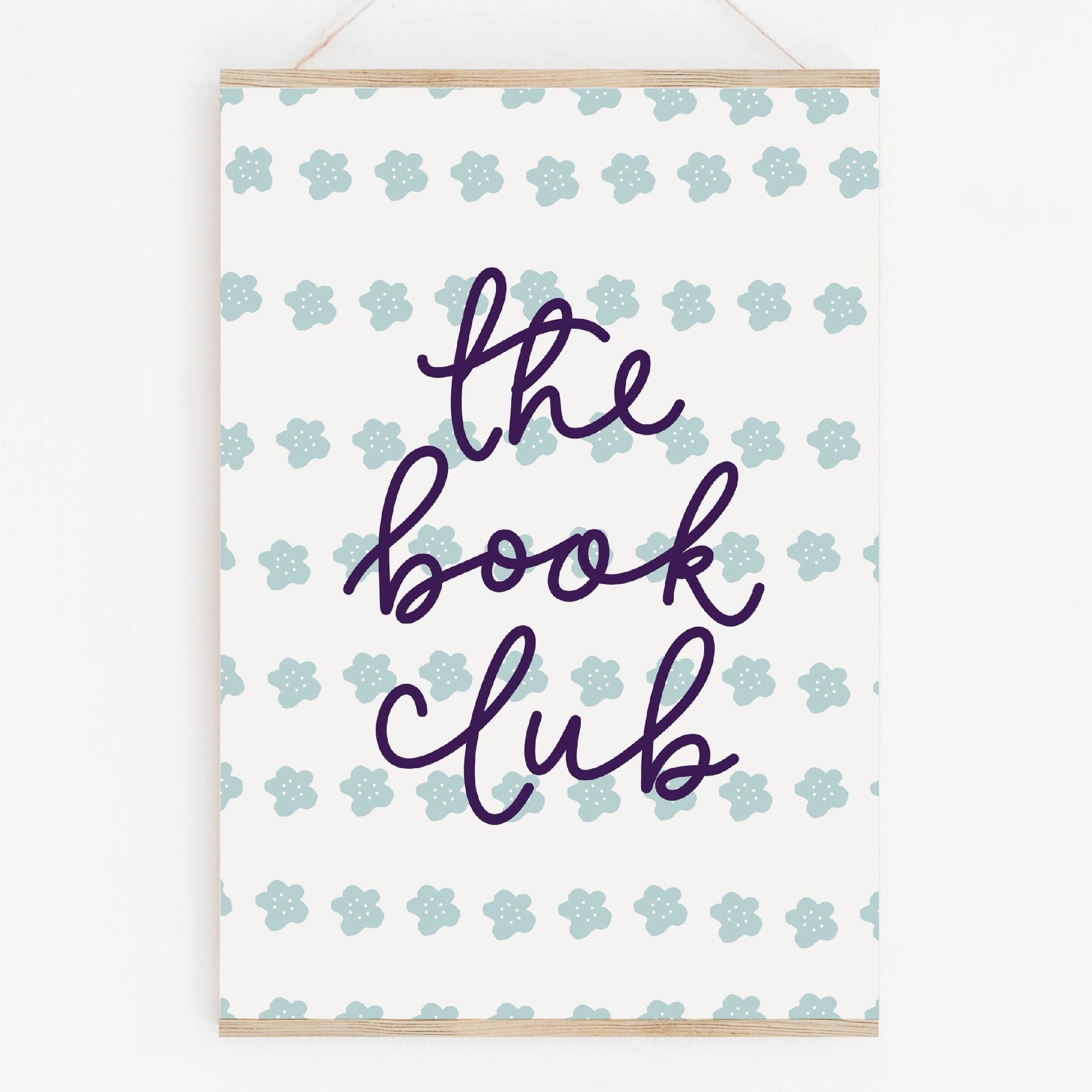 The Book Club Wall Art Print And Hope Designs Print