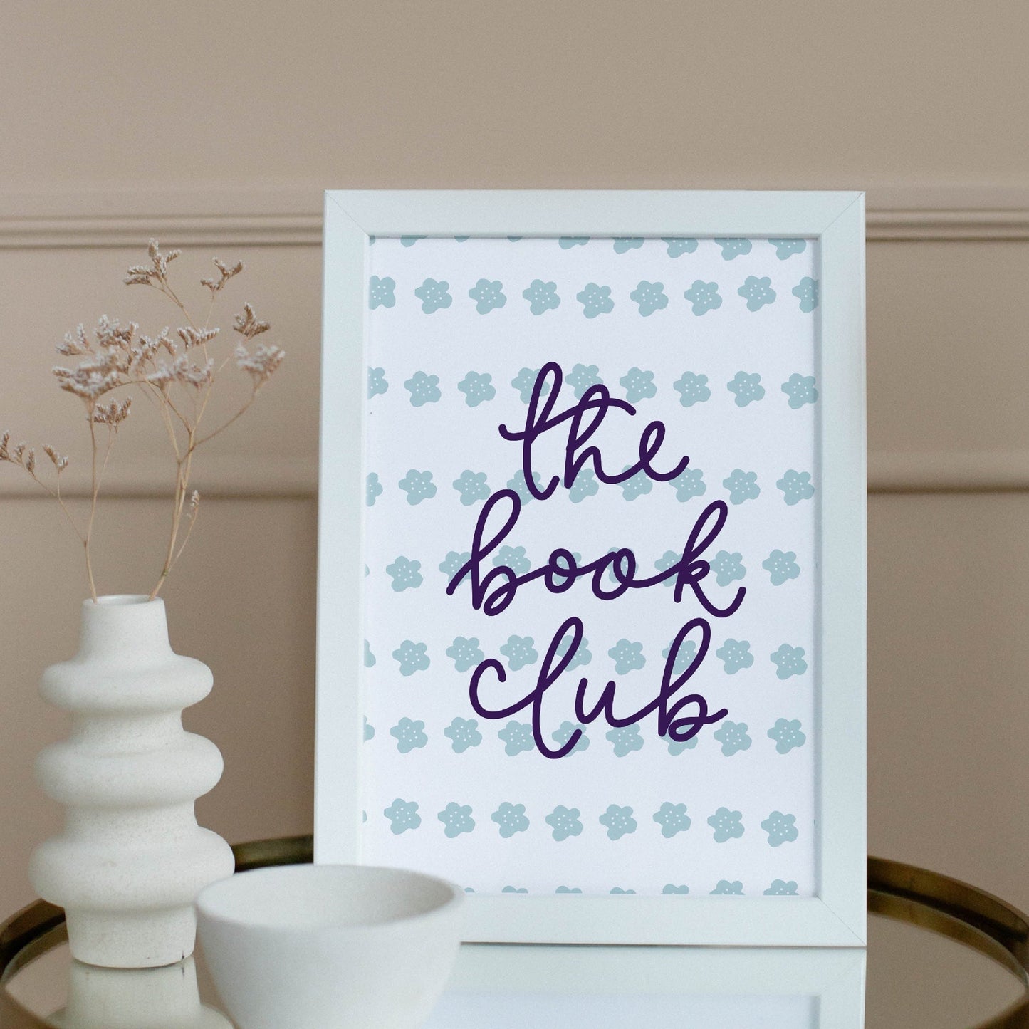 The Book Club Wall Art Print And Hope Designs Print