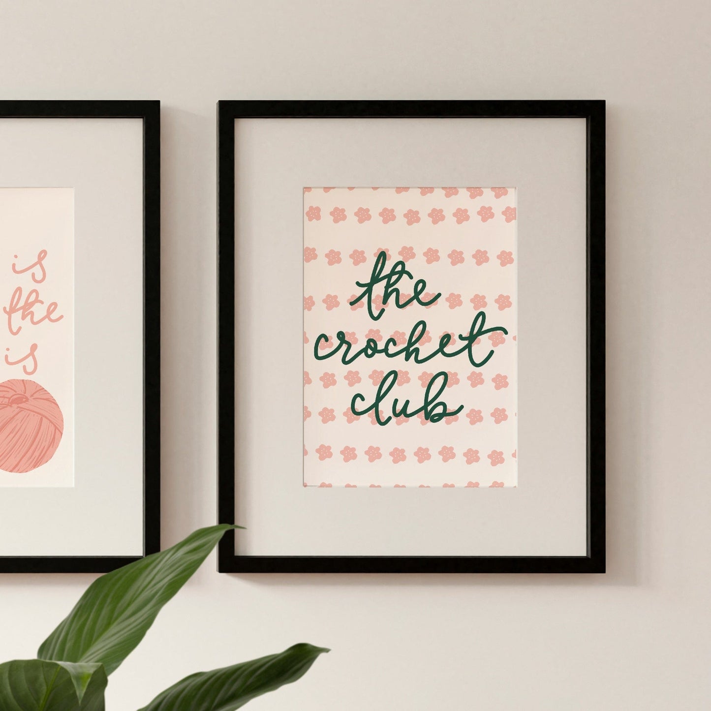 The Crochet Club Wall Art Print And Hope Designs Print