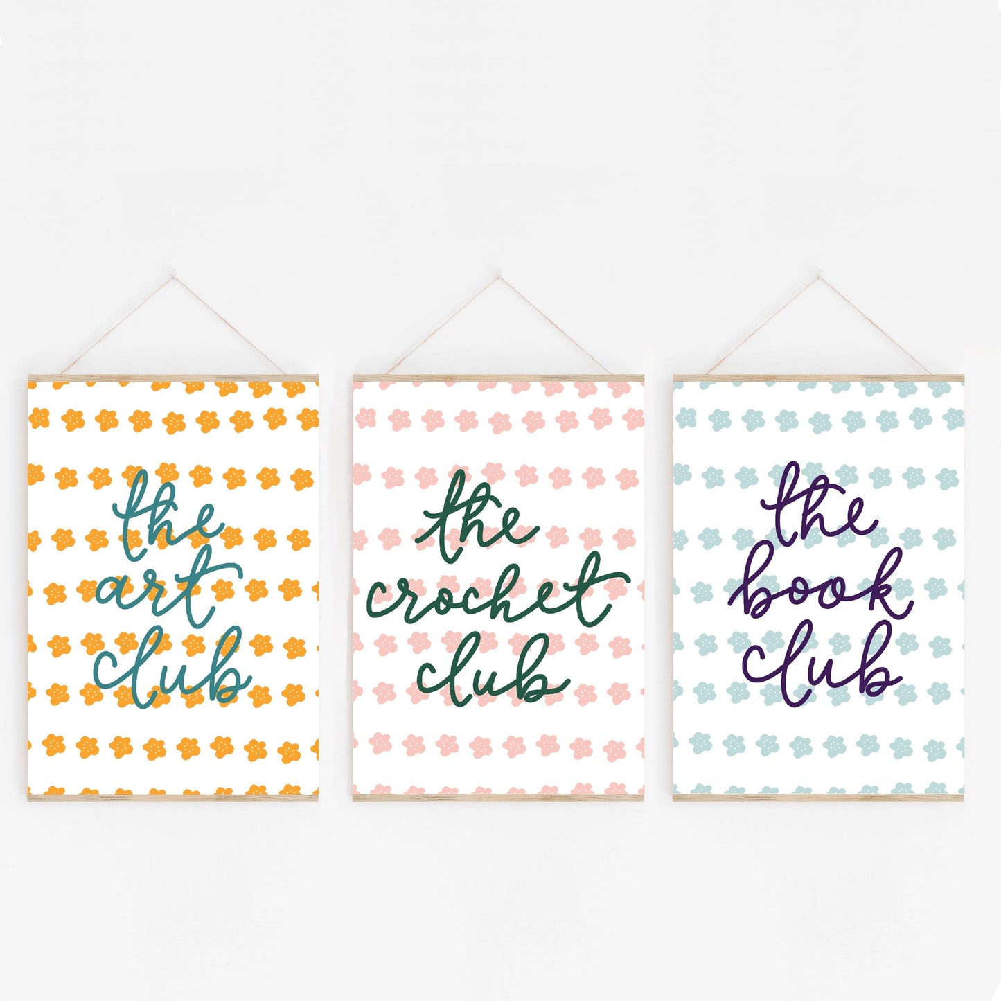 The Crochet Club Wall Art Print And Hope Designs Print