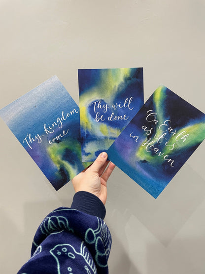 The Lord's Prayer wall print trio And Hope Designs Print