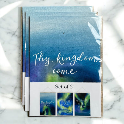 The Lord's Prayer wall print trio And Hope Designs Print