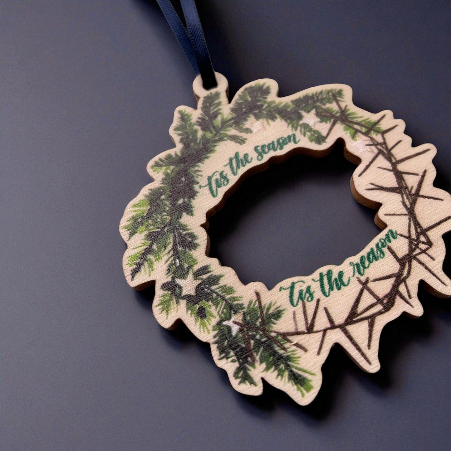 The Season & The Reason Christian Wooden Christmas Decoration And Hope Designs Baubles