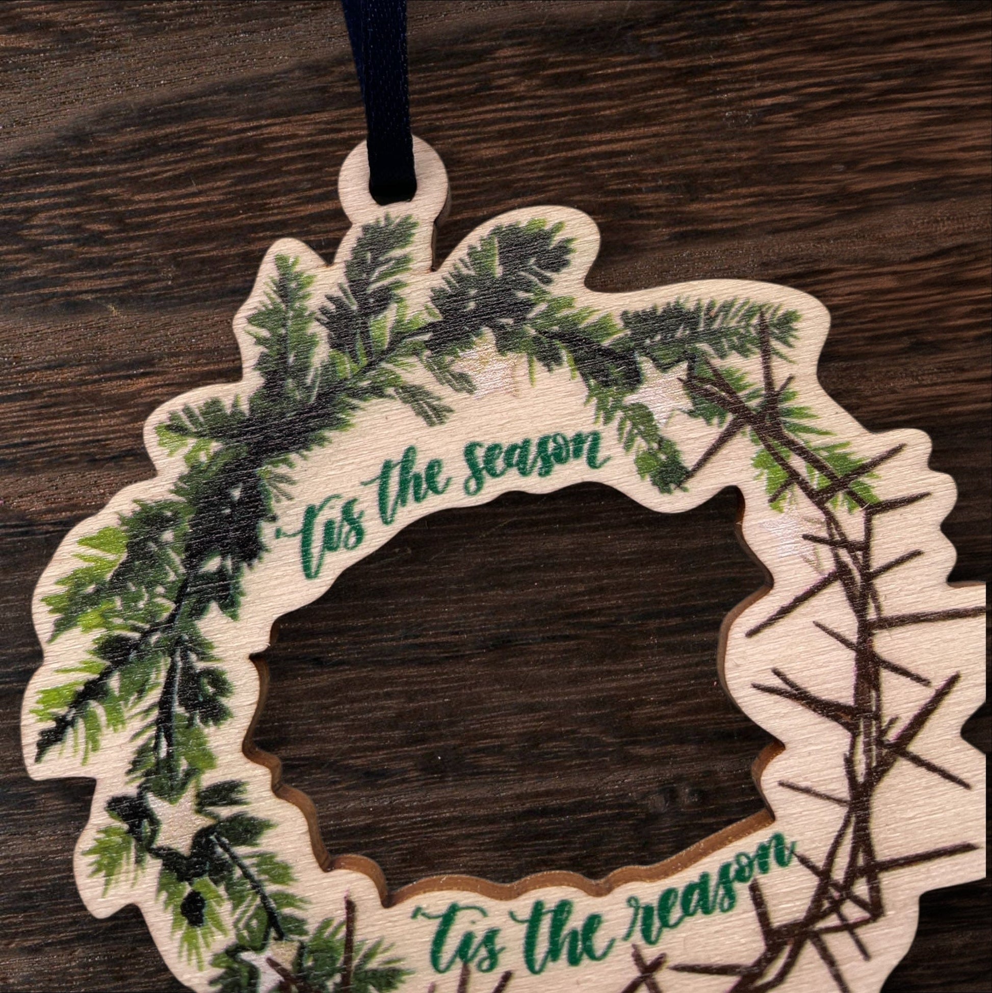 The Season & The Reason Christian Wooden Christmas Decoration And Hope Designs Baubles