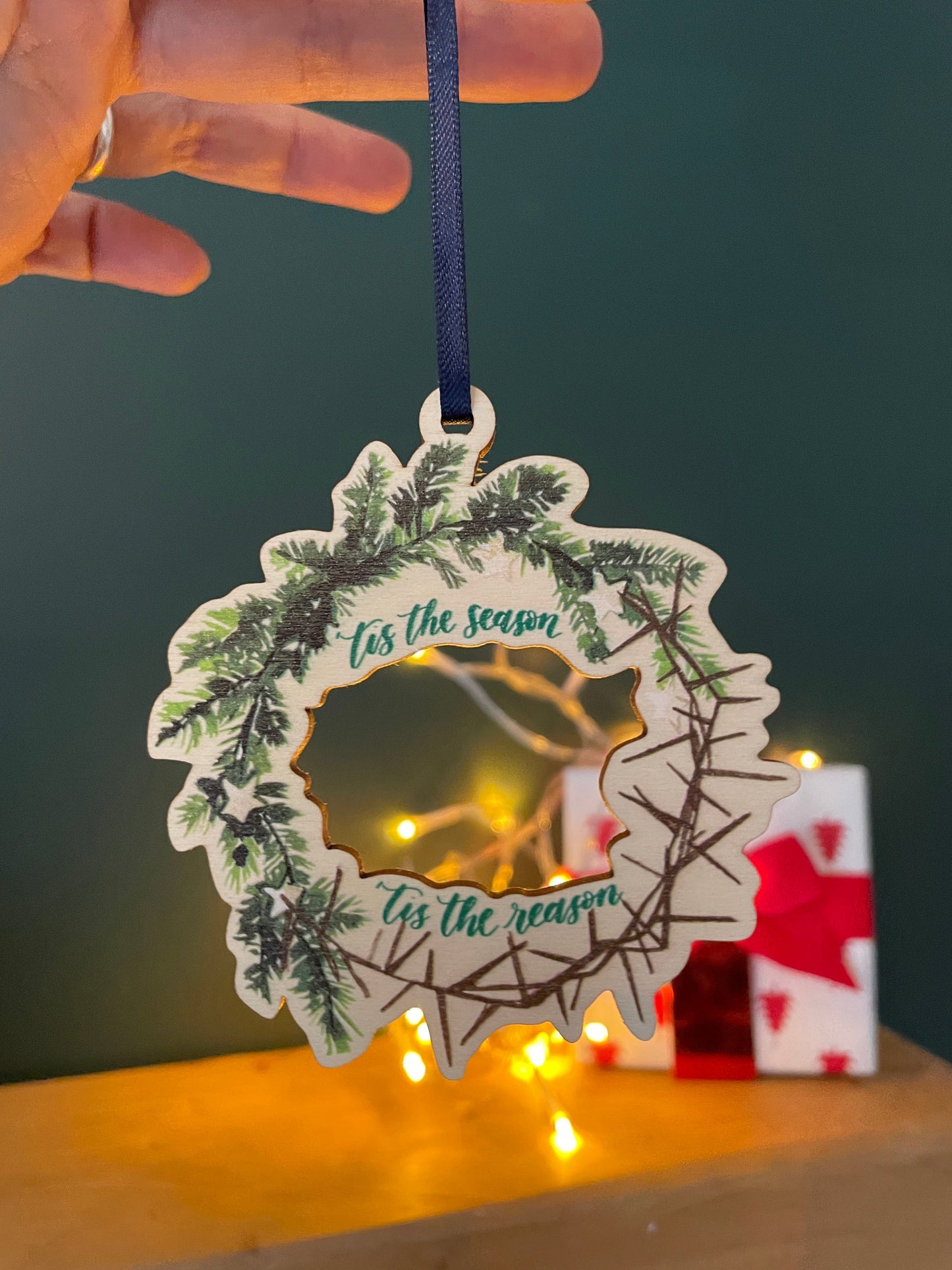 The Season & The Reason Christian Wooden Christmas Decoration And Hope Designs Baubles