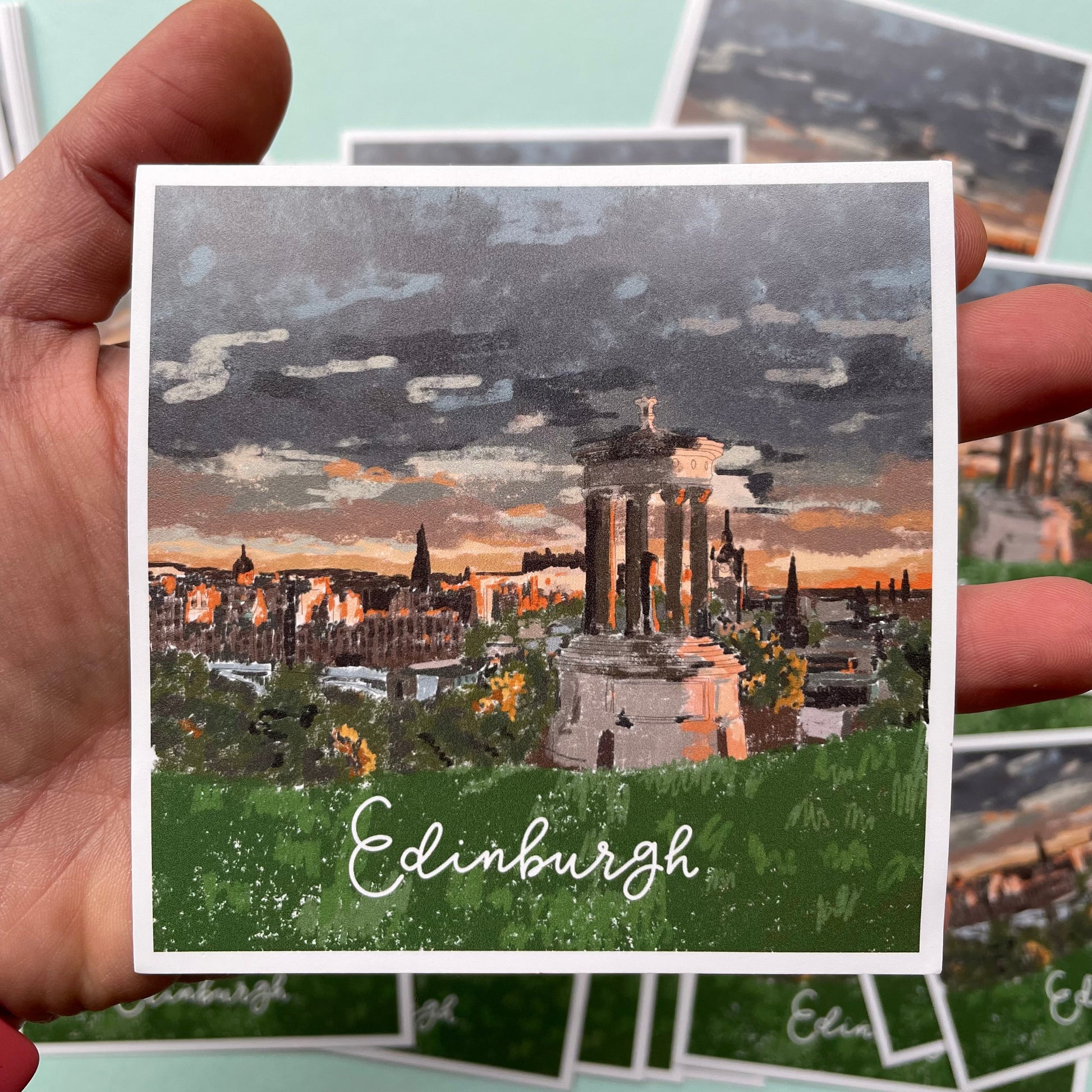 Travel vinyl sticker - Edinburgh, Scotland And Hope Designs stickers