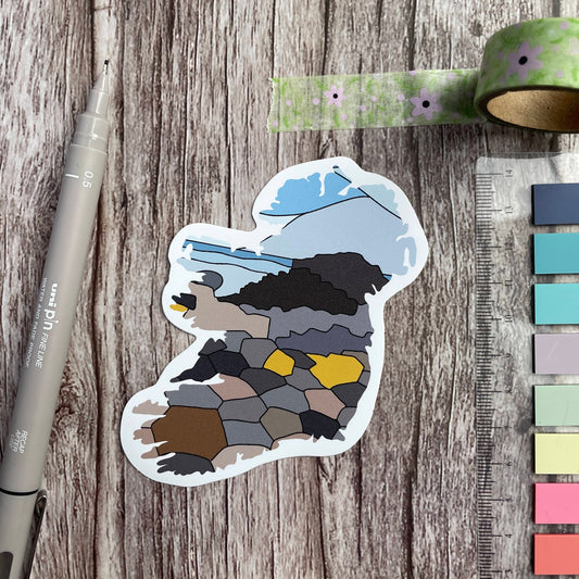 Travel Vinyl Sticker - Ireland And Hope Designs stickers