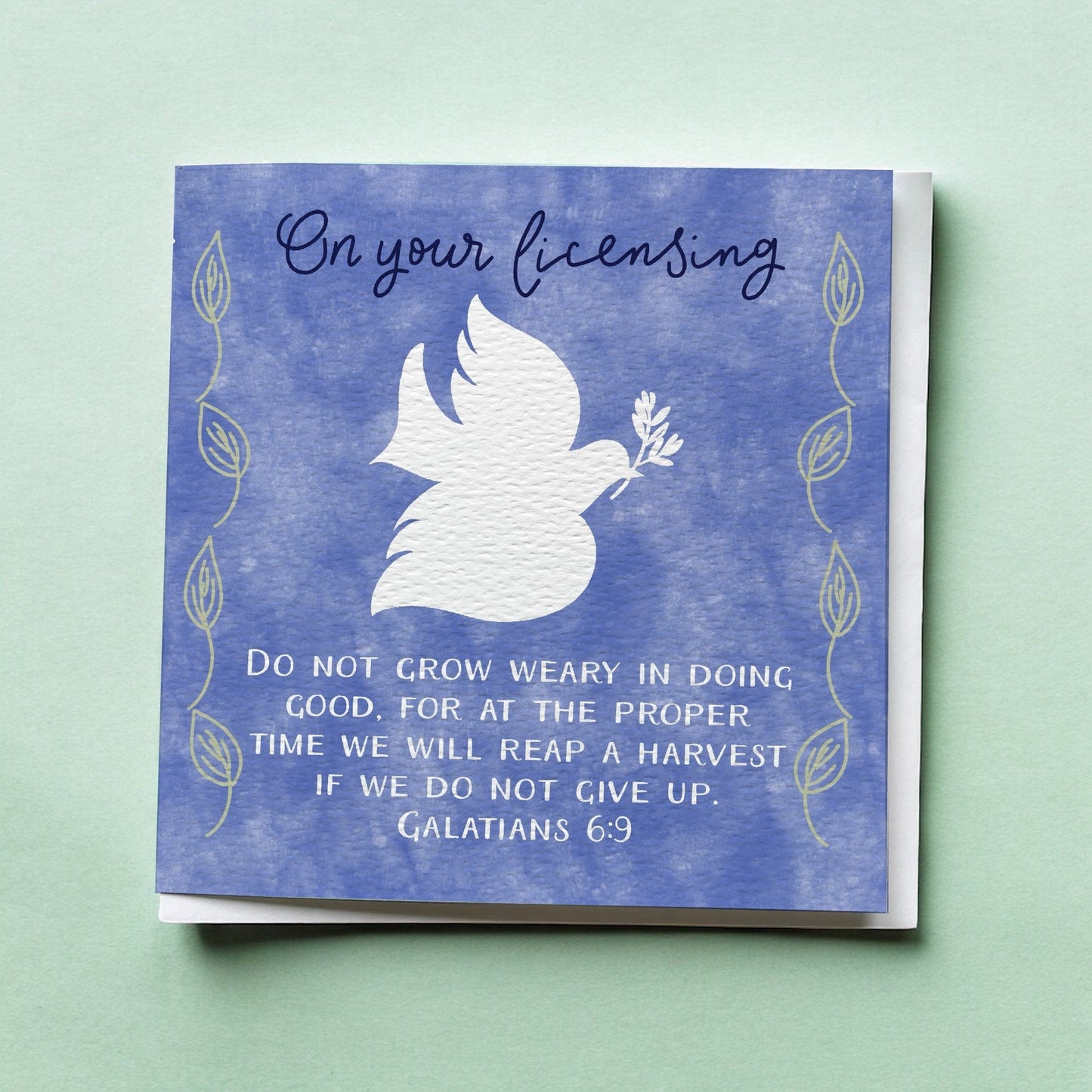 Vicar Licensing Card And Hope Designs Cards