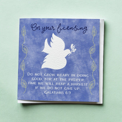 Vicar Licensing Card And Hope Designs Cards