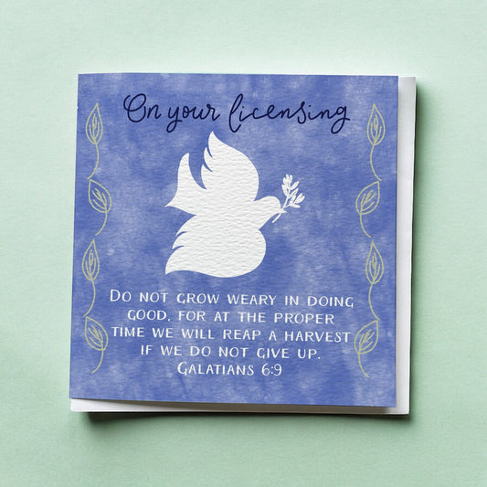 Vicar Licensing Card And Hope Designs Cards