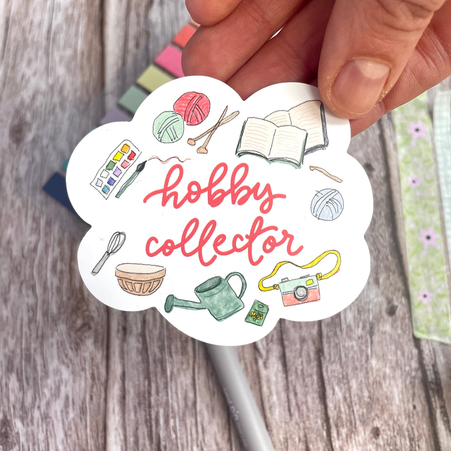 Vinyl Sticker - Hobby Collector And Hope Designs stickers