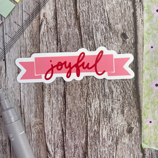 Vinyl Sticker - Joyful And Hope Designs stickers
