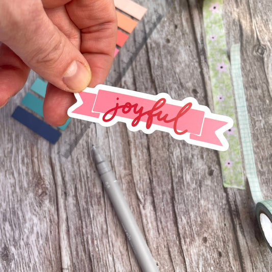 Vinyl Sticker - Joyful And Hope Designs stickers