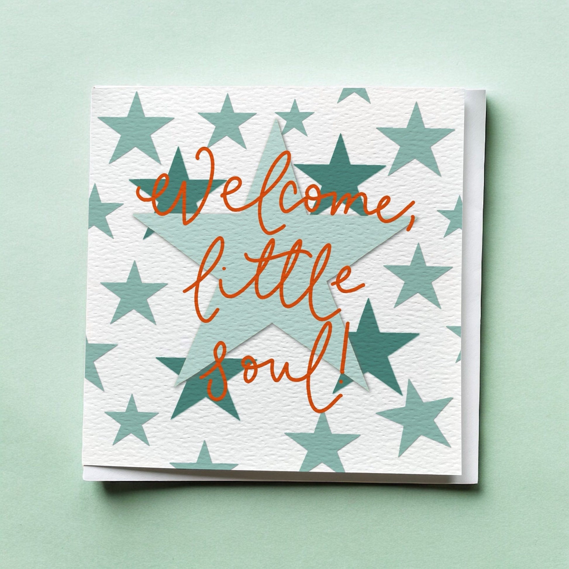 Welcome Little Soul new baby card And Hope Designs Cards