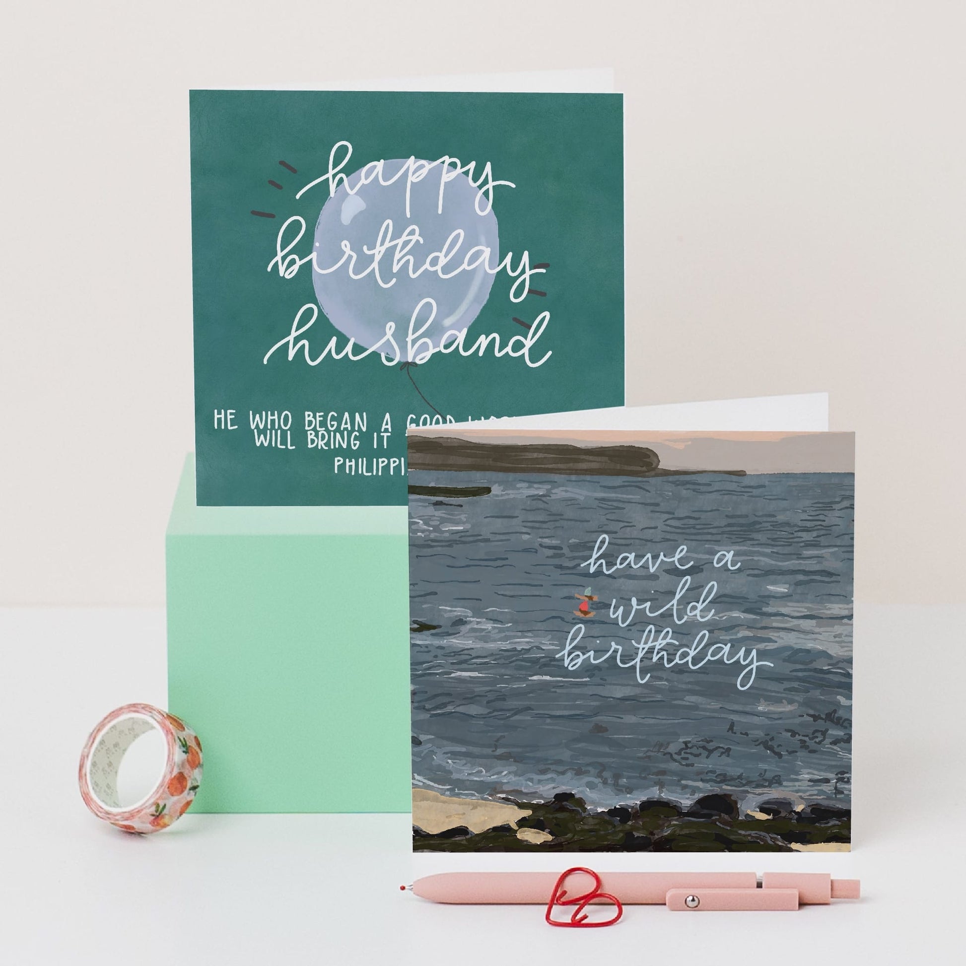 Wild Swimming Birthday Card - Have A Wild Birthday And Hope Designs Cards