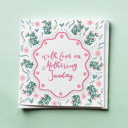 With love on Mothering Sunday card And Hope Designs Cards