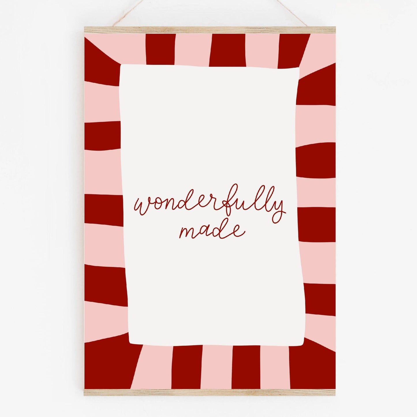 Wonderfully Made Christian Print And Hope Designs Print