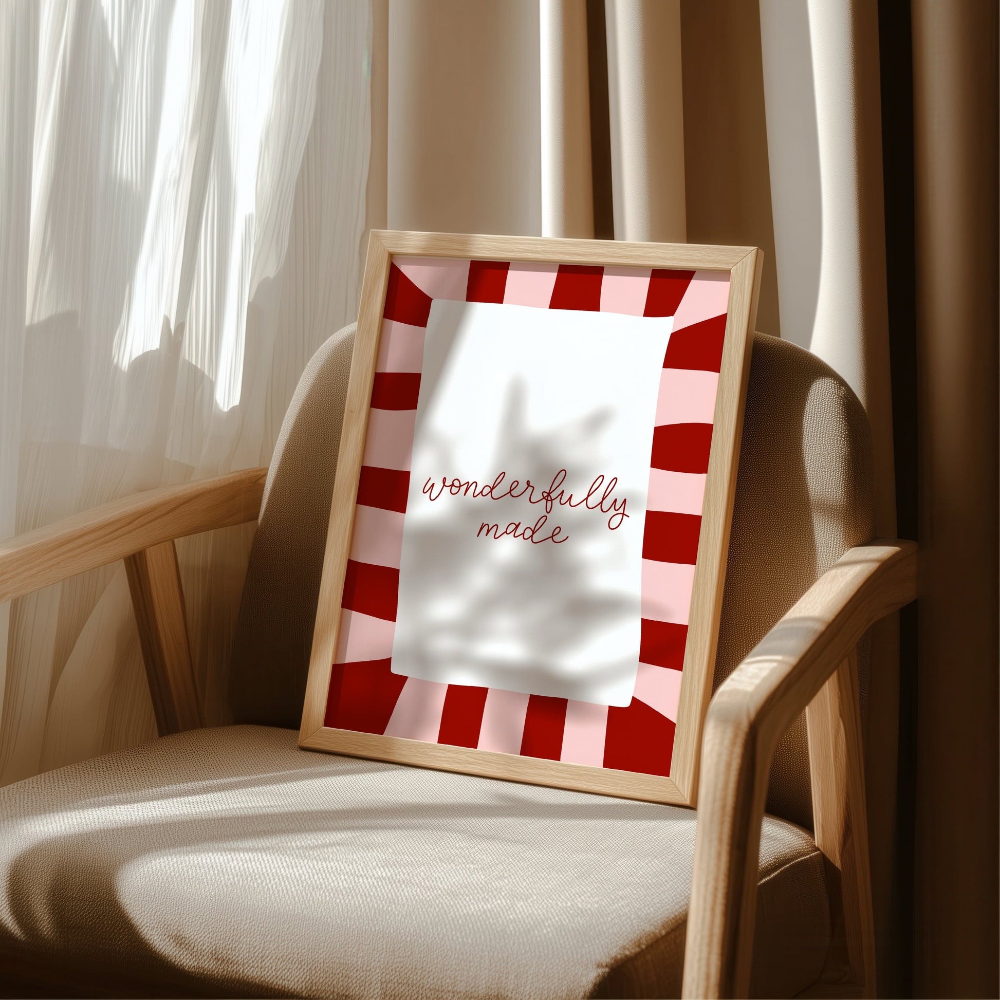 Wonderfully Made Christian Print And Hope Designs Print