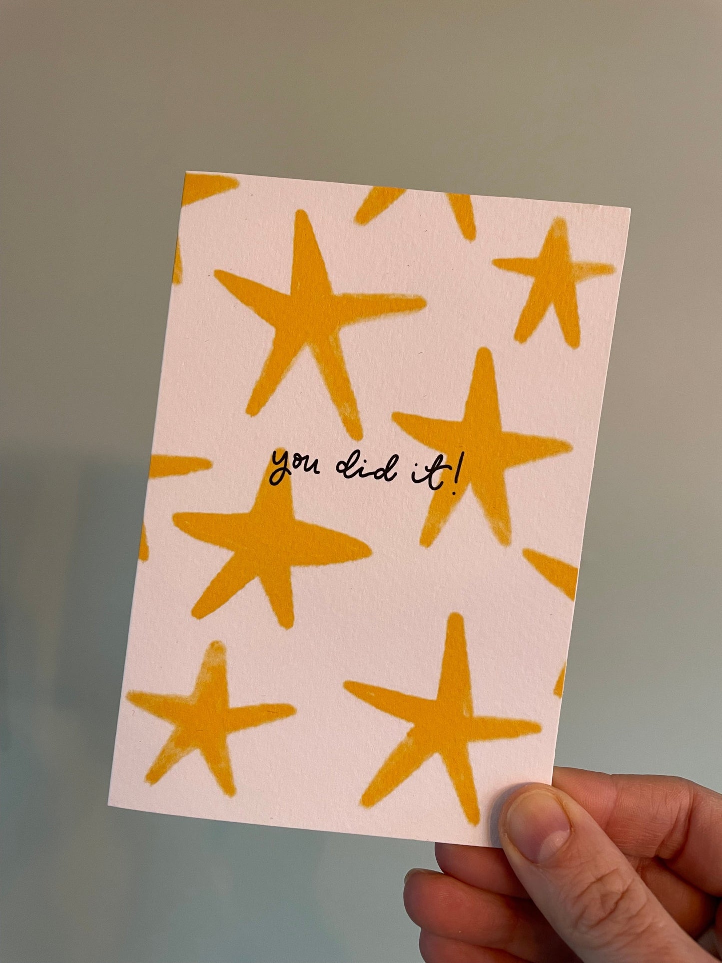 You did it! congratulations greeting card And Hope Designs Cards