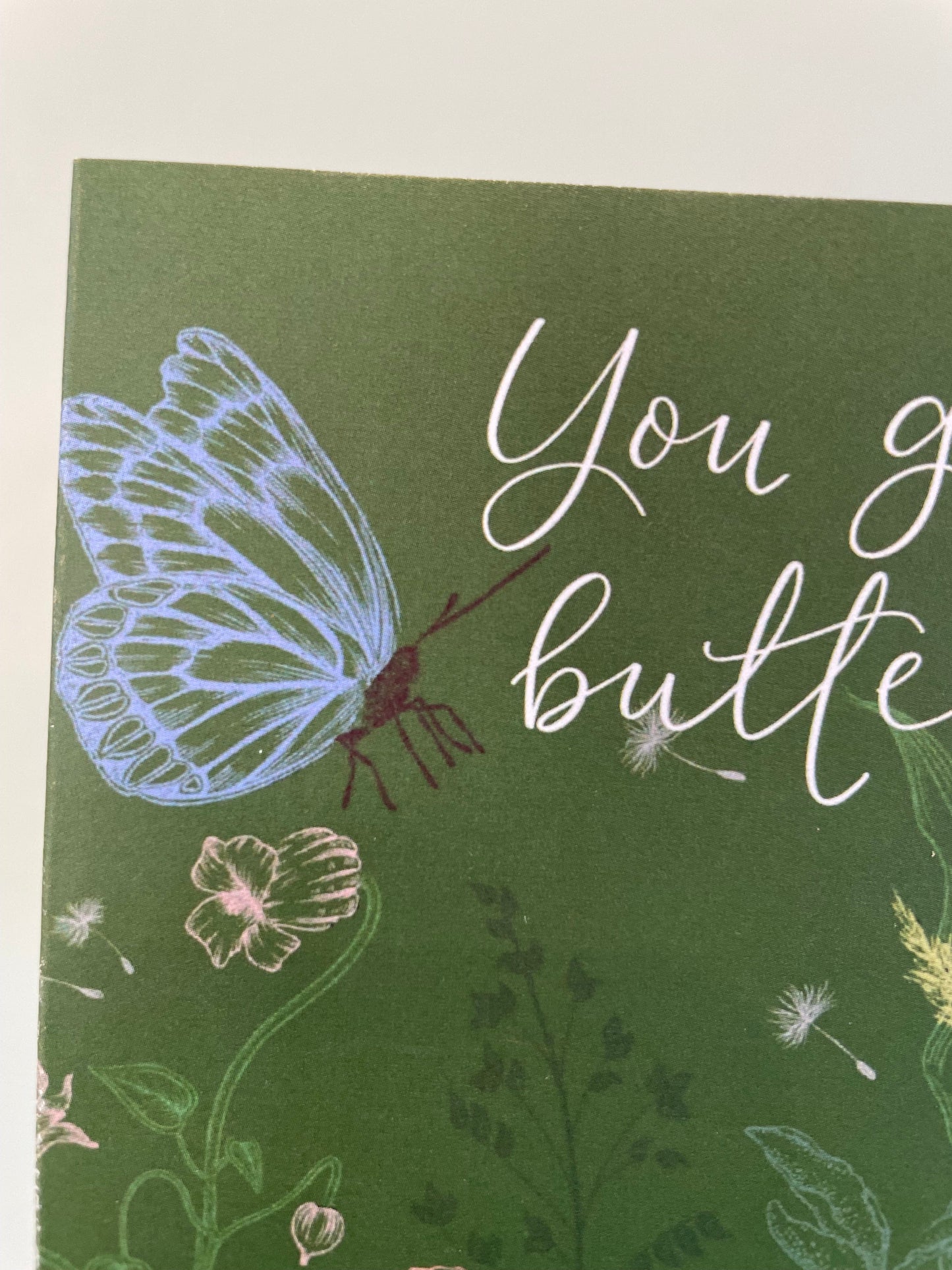 You give me butterflies romantic card And Hope Designs Cards