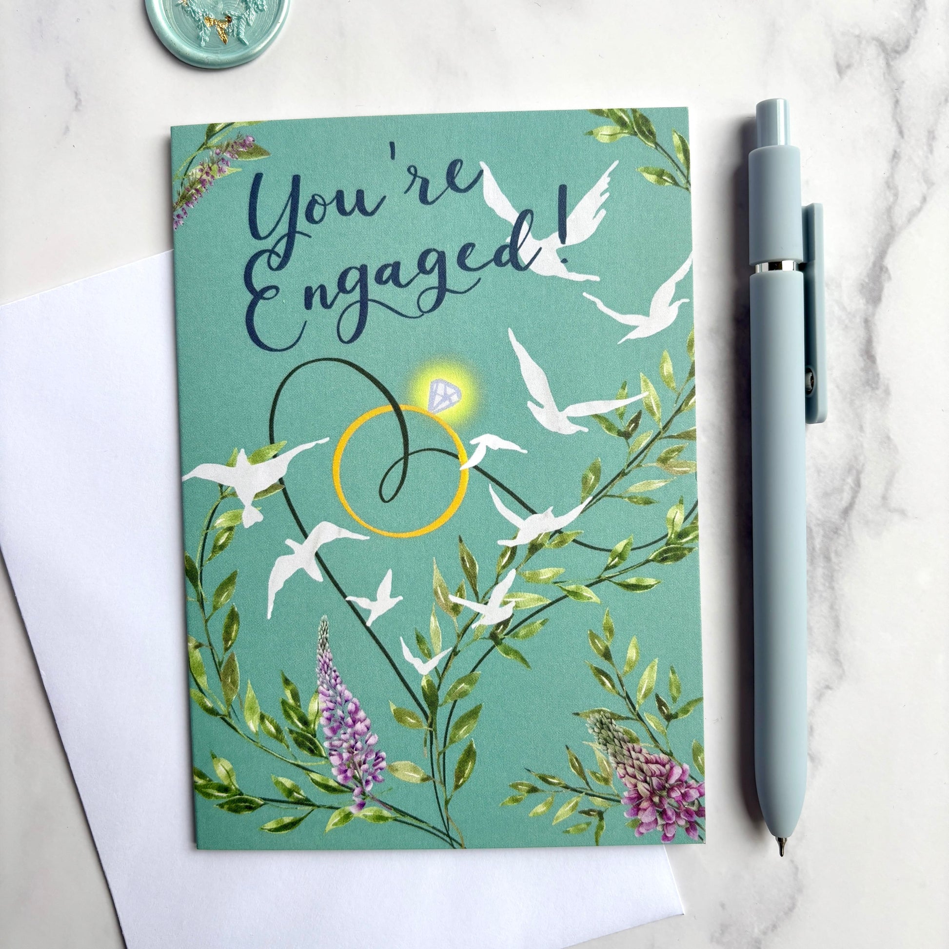 You’re Engaged Engagement Card And Hope Designs Cards