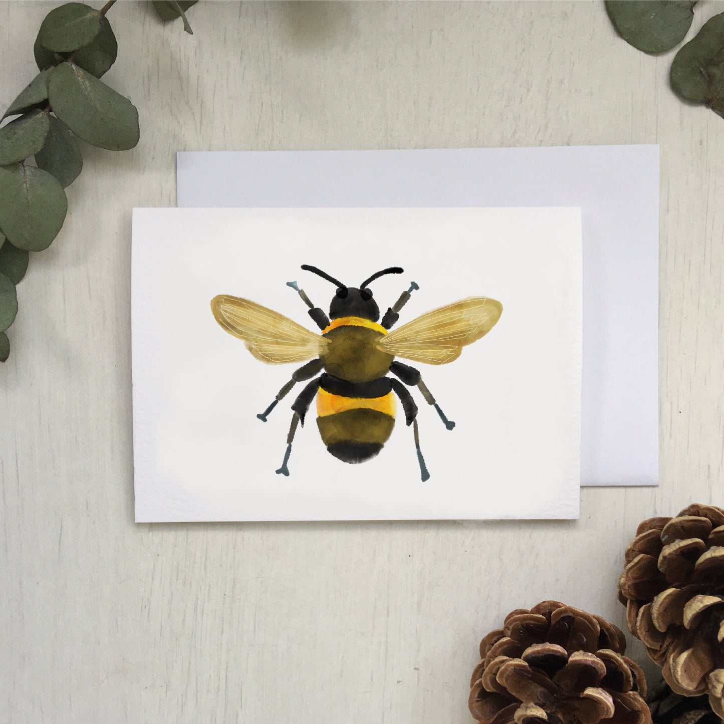 And Hope Designs Cards Card - watercolour bee