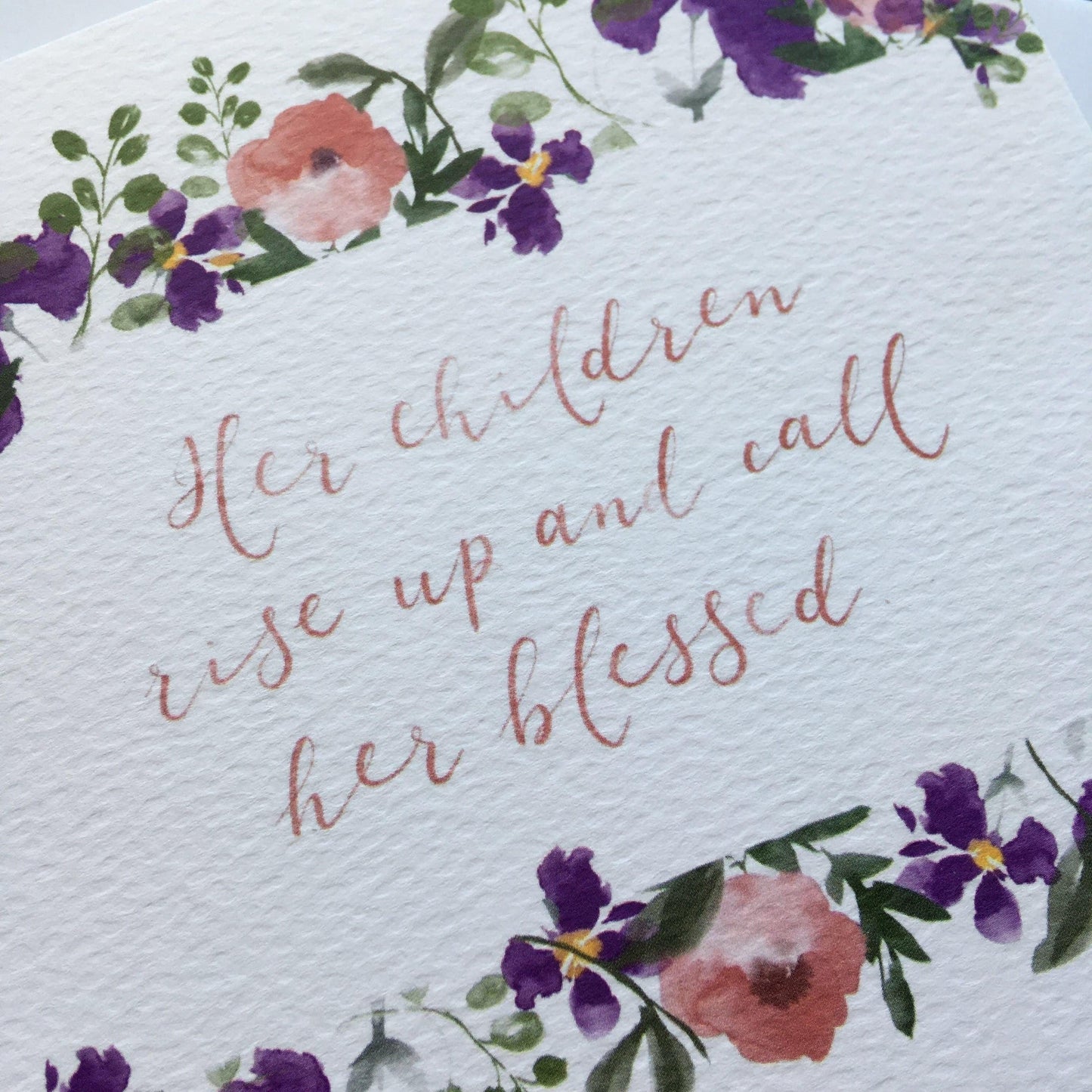 And Hope Designs Cards Christian Card for mum - Mother’s Day (or any day!) Proverbs 31:28